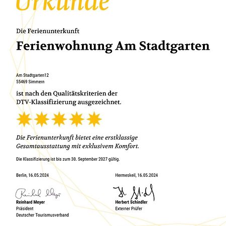 Am Stadtgarten Simmern Eksteriør bilde